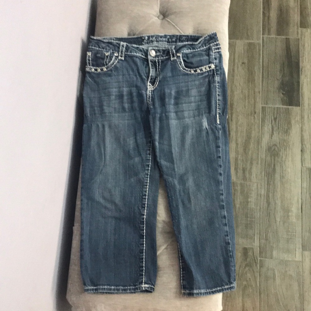 LAidol Capri denim pants